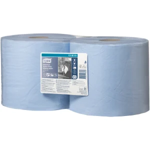 119cm 23.5cm Blue Tork Industrial Heavy-Duty Wiping Paper
