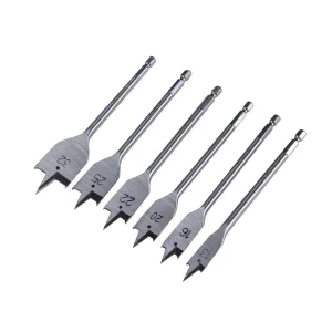 Armeg WF6SET Flat Wood Drill Bit Set 6 Piece