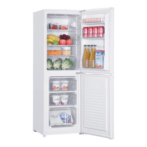 Statesman 144cm High 50/50 Static Fridge Freezer White, F Rated