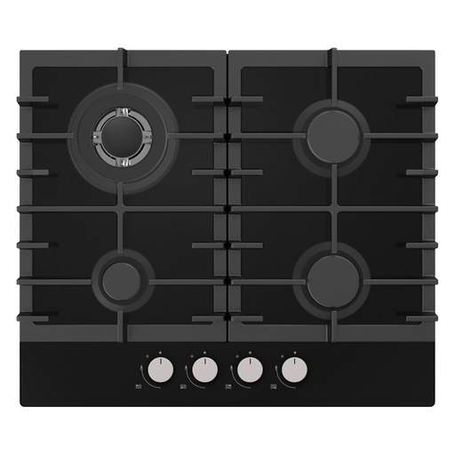Statesman 60cm 4 Zone Gas Hob Black