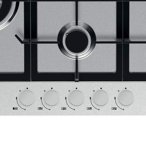 Statesman 75cm 5 Zone Gas Hob Stainless Steel - Image 4