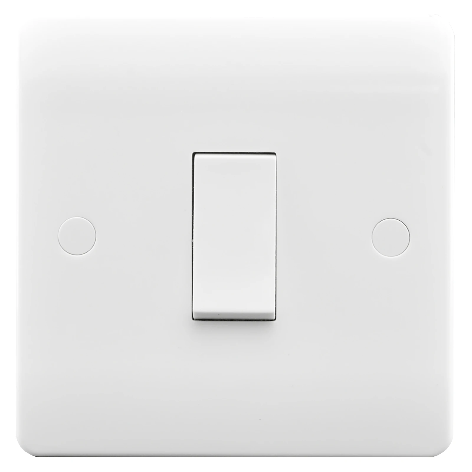 R Hamilton Verve HM2021 Plate Switch 1 Gang 2 Way 10AX White - Image 4