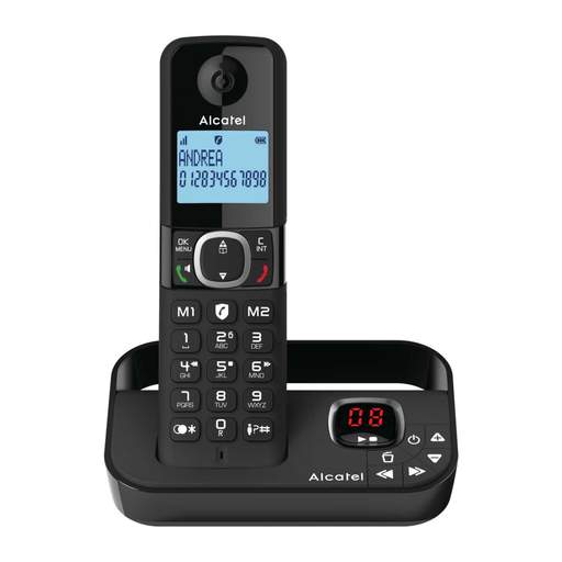 Alcatel F860 DECT Phone with Answer Machine Single