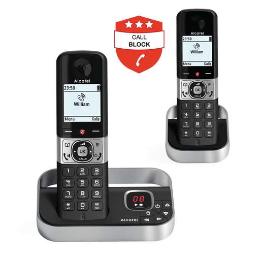 Alcatel F890 Twin Dect Phone with Answer Machine & Call Block - Image 3