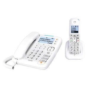 Alcatel XL785 Combo Corded & DECT White