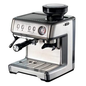 Ariete Metal Espresso Coffee Maker with Grinder Stainless steel
