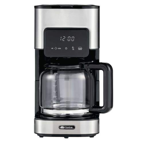 Ariete 900W 1.5L Digital Filter Coffee Machine Black & Stainless Steel