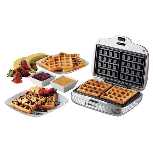Ariete Retro Waffle Maker Red - Image 2