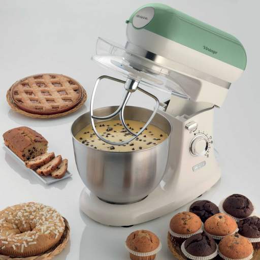 Ariete 1200W Vintage 5.5L Stand Mixer Green - Image 3