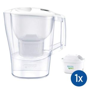 Brita 2.4L Aluna Water Filter Jug with 1 Cartridge White
