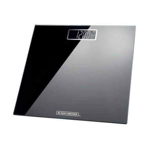 Black & Decker Bathroom Scales Black