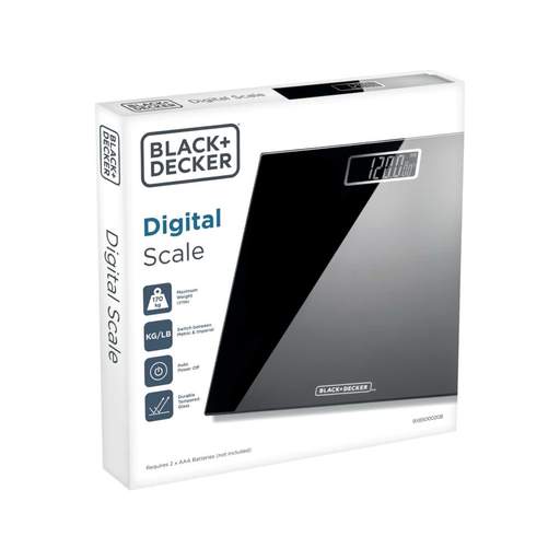 Black & Decker Bathroom Scales Black - Image 3