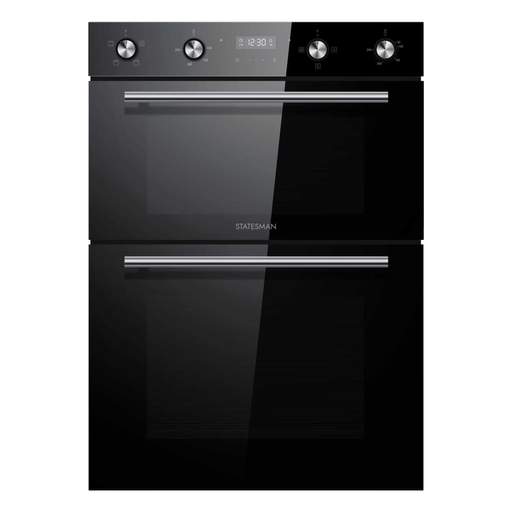 Statesman Built-In Electric Multifunctional Double Oven Black