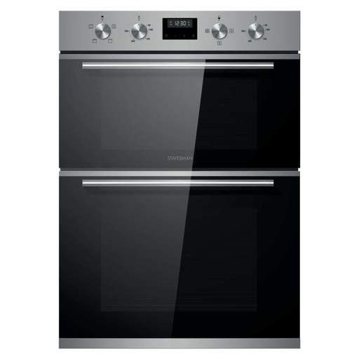 Statesman Built-In 88cm 35/70L Double Oven Stainless Steel