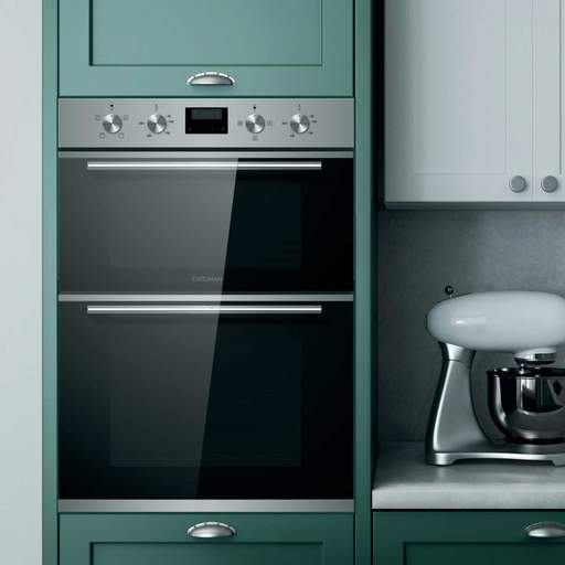 Statesman Built-In 88cm 35/70L Double Oven Stainless Steel - Image 3