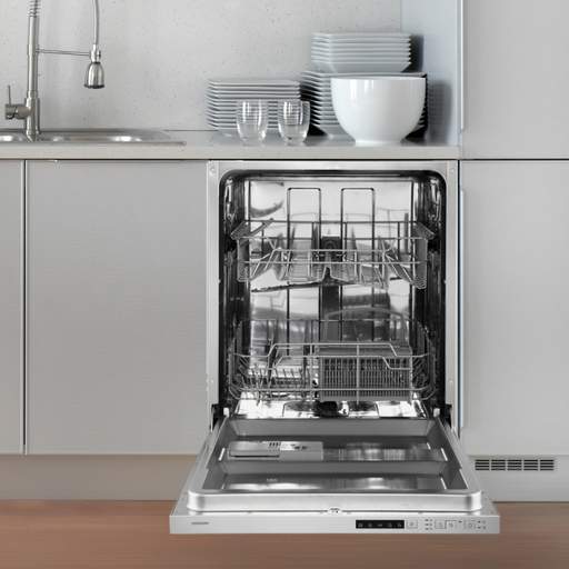 Statesman White 60cm Full Size 14 Place Integrated Dishwasher - Image 3