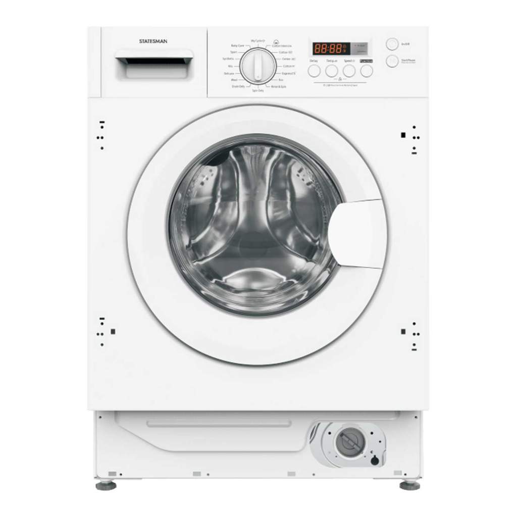 Statesman 8kg 1400rpm Integrated Washing Machine White - Image 2