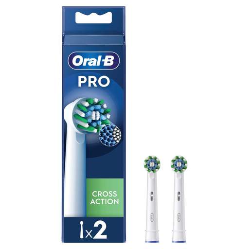 Oral-B Oral-B Cross Action White X-Filaments Replacement Head 2Pk