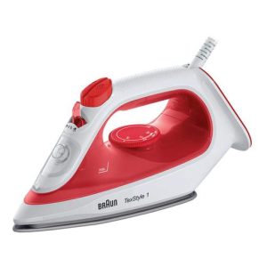 Braun 1900W Texstyle 1 Steam Iron Red