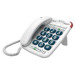 British Telecom Big Button 200 Corded Telephone White