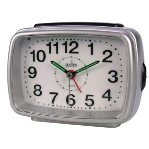 Acctim Titan 2 Alarm CLock Silver