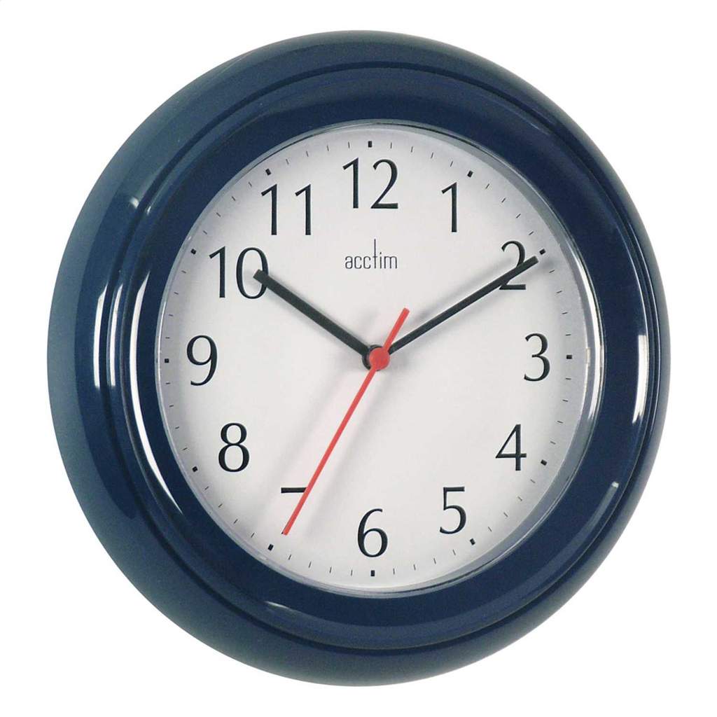 Acctim Wycombe Wall Clock Blue - Image 2