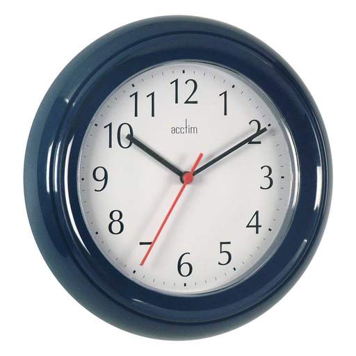 Acctim Wycombe Wall Clock Blue