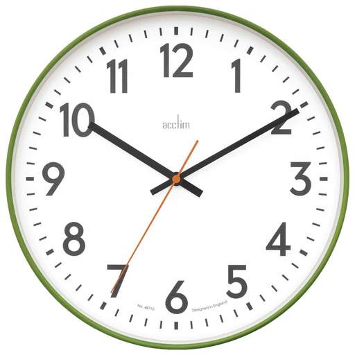 Acctim 30cm Hugo Wall Clock Grass