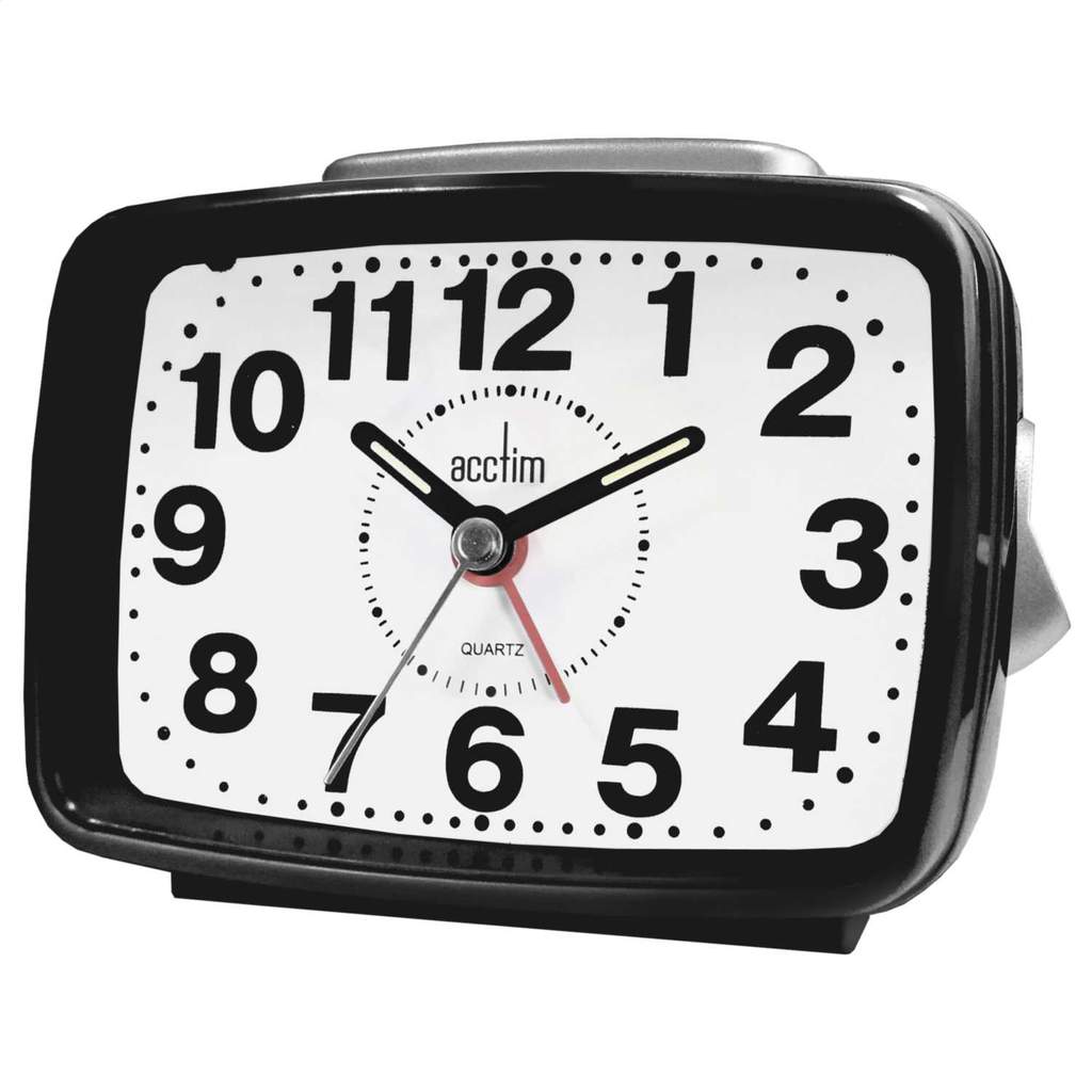 Acctim Titan 2 Alarm Clock Black - Image 2