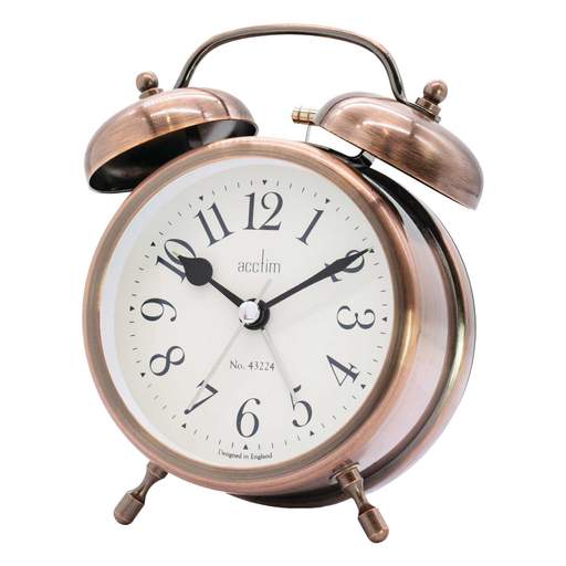 Acctim Pembridge Quartz Bell Alarm Antique Brass - Image 3