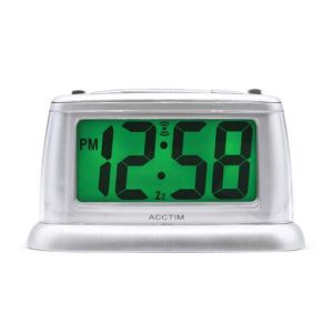 Acctim Juno Smartlite® Jumbo LCD Alarm In silver