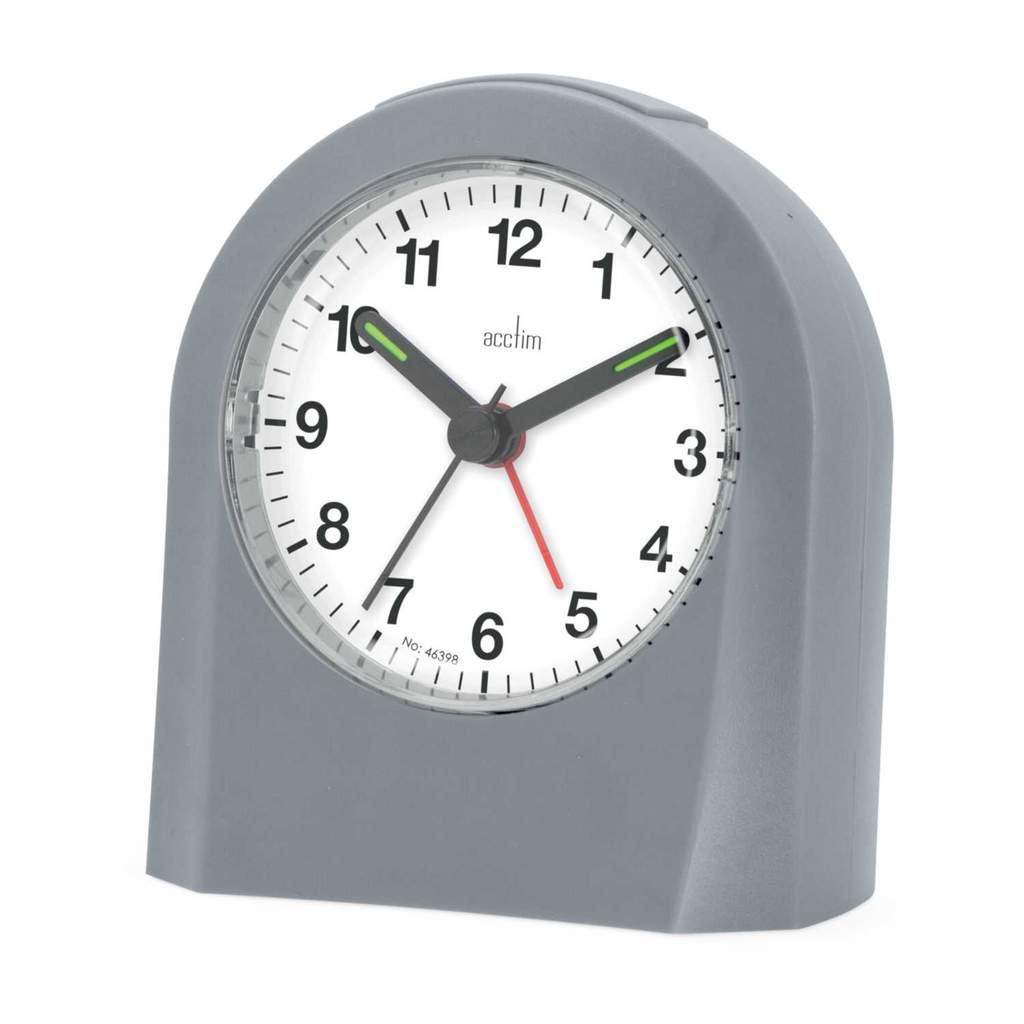 Acctim Palma Alarm Clock Grey - Image 2
