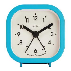 Acctim Robyn Square Alarm Clock Sky