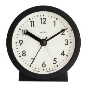 Acctim Gaby Alarm Clock in Black