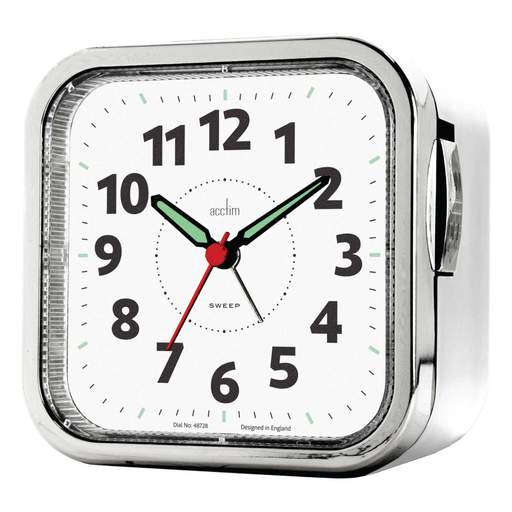 Acctim Otis Analogue Sweep Bell Alarm White