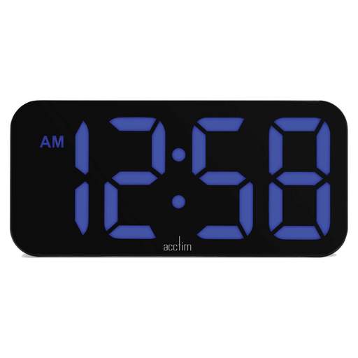 Acctim Jaxon LED Colour Change Alarm Clock White - Image 3