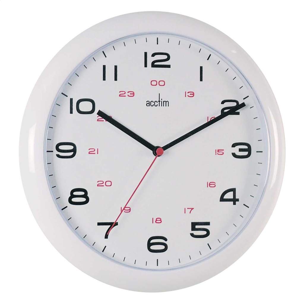 Acctim Office Wall Clock White - Image 4
