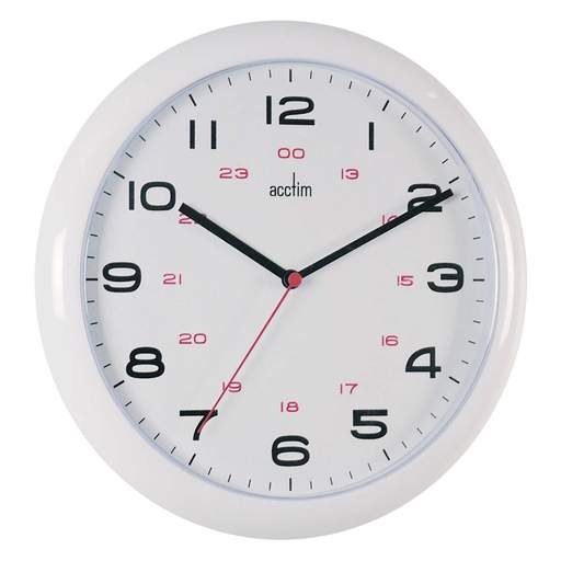 Acctim Office Wall Clock White