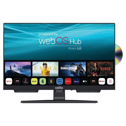 Cello 19" Full HD LG Web OS Smart TV with DVD and Perfect Pitch Sound