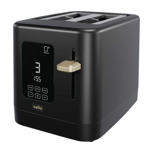 Cello 2 Slice Digital Toaster Black - Image 2