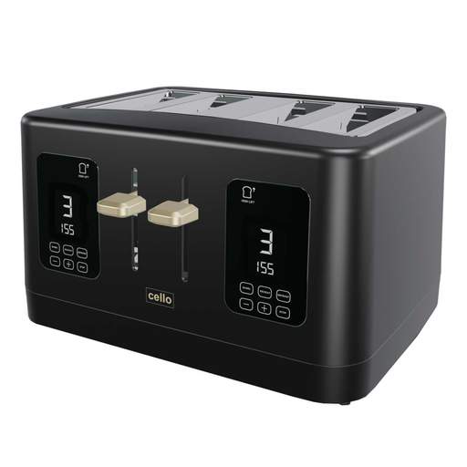 Cello 4 Slice Digital Toaster Black - Image 2