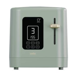 Cello 2 Slice Digital Toaster Green