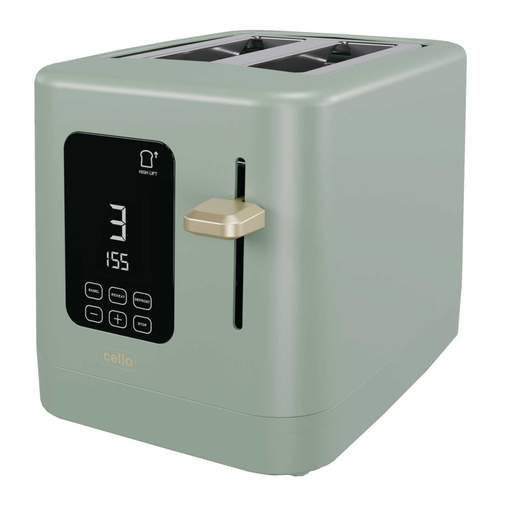 Cello 2 Slice Digital Toaster Green - Image 2