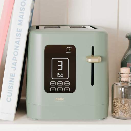 Cello 2 Slice Digital Toaster Green - Image 3