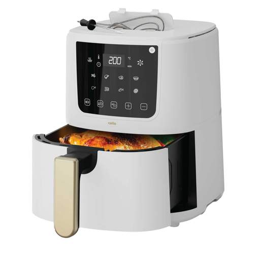 Cello Single Basket Air Fryer with Thermometer White - Image 4