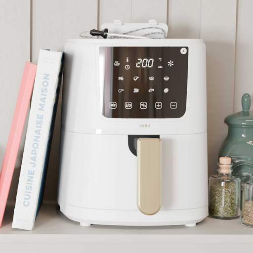 Cello Single Basket Air Fryer with Thermometer White - Image 3