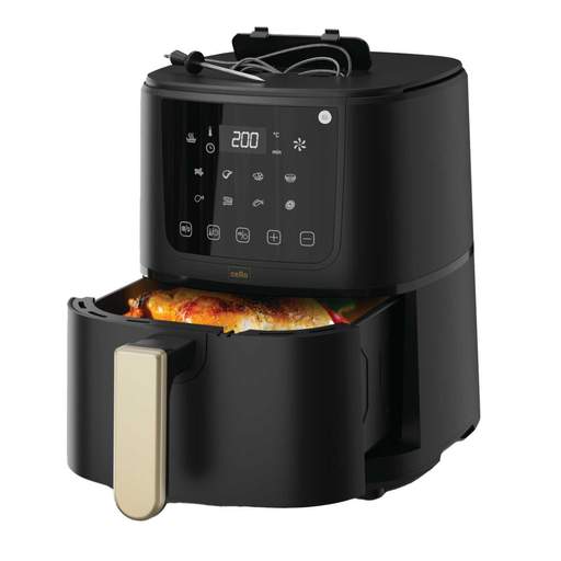 Cello Single Basket Air Fryer with Thermometer Black - Image 2