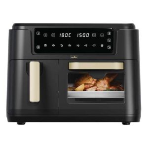 Cello Dual Zone Air Fryer Basket & Oven Black