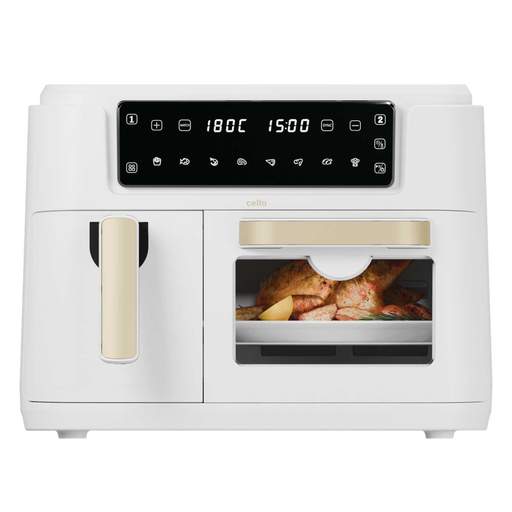 Cello Dual Zone Air Fryer Basket & Oven White