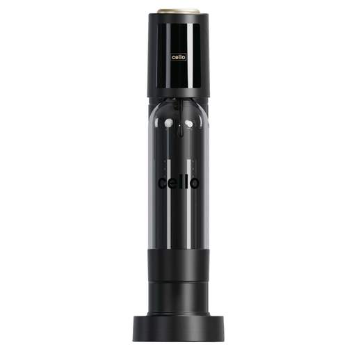 Cello Soda Maker with CO2 Gas Cannister Black - Image 4